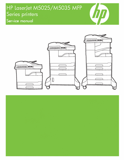 HP M5025_M5035mfp HP Laserjet M5025 & M5035 Service Manual